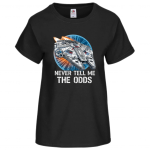 Never Tell Me The Odds Millennium Falcon T-Shirt