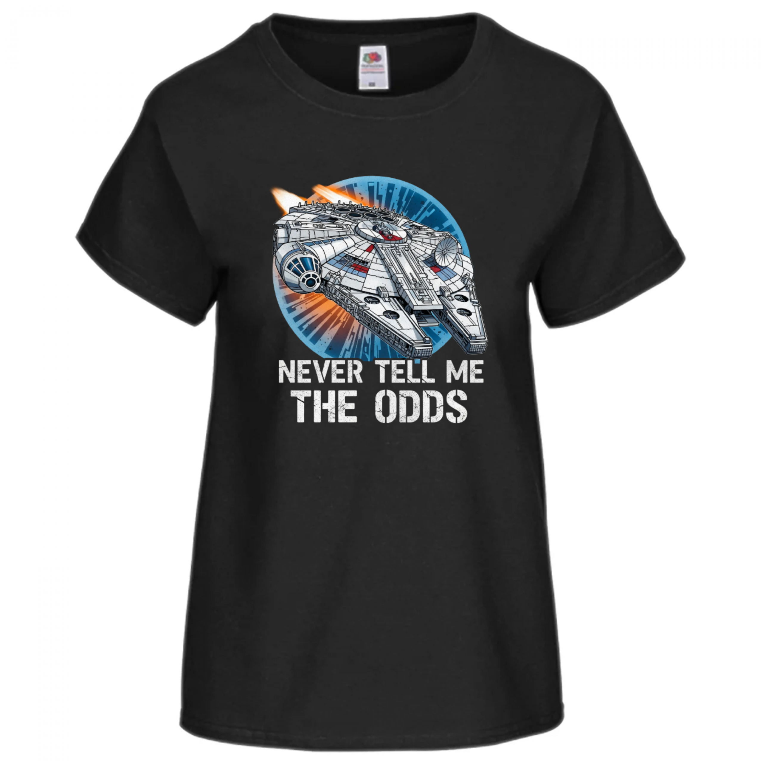 Never Tell Me The Odds Millennium Falcon T-Shirt